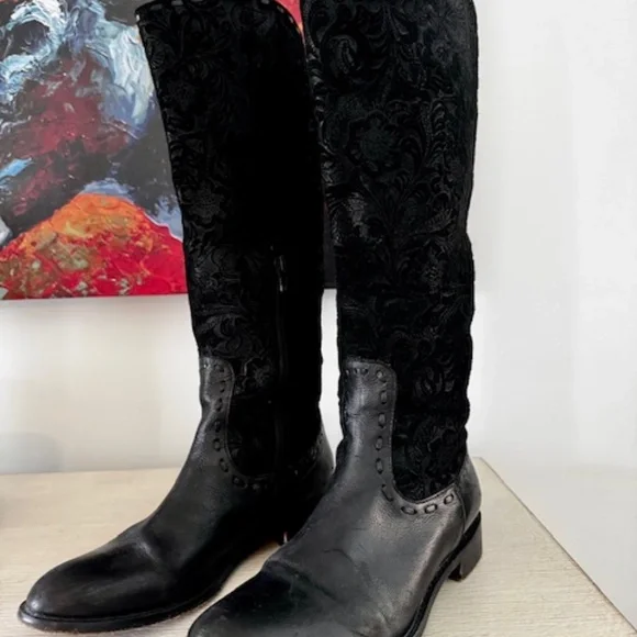 Johnston & Murphy black boots - Picture 3 of 3